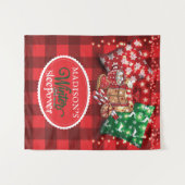 Winterruhesleepover Party Personalisiert Wandteppich (Vorderseite (Horizontal))