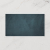 Winterrustikale Hochzeitswebsite UAWG einfügen Visitenkarte (Rückseite)