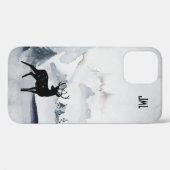 Winterrutsche Rustikales graues Wasser Case-Mate iPhone Hülle (Rückseite (Horizontal))