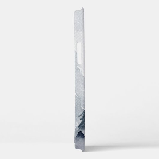 Winterrutsche Rustikales graues Wasser Case-Mate iPhone Hülle (Rückseite / Rechts)