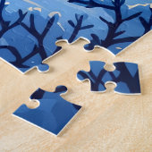 Winterrutsche unter den Nordlichtern Puzzle (Seite)