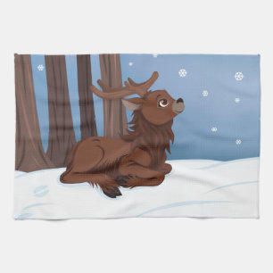Winterrutscher Handtuch
