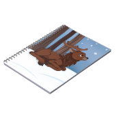 Winterrutscher Notizblock (Linke Seite)