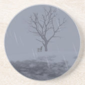 Winter's Chill Coaster Sandstein Untersetzer (Vorne)