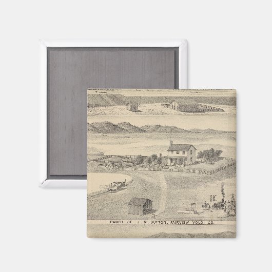 Winters Dutton Ranch Magnet (Vorderseite/Rückseite)