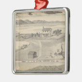 Winters-Dutton-Ranch Ornament Aus Metall (Links)