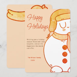 Winter's Embrace Holiday Card Feiertagskarte