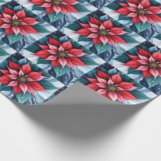 Winters festes Blut Geschenkpapier (Ecke)