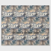 "Winter's Gentle Embrace" Geschenkpapier (Flach)