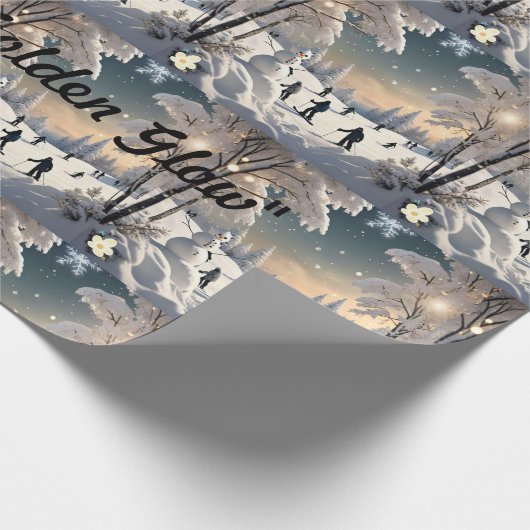 "Winter's Gentle Embrace" Geschenkpapier (Ecke)