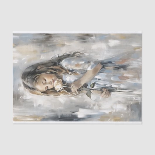 Winter's Grace Decoupage Seidenpapier (Vorderseite)