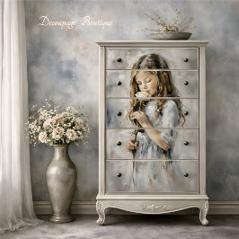 Winter's Grace Decoupage Seidenpapier