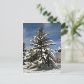 Winters kommen postkarte (Stehend Vorderseite)