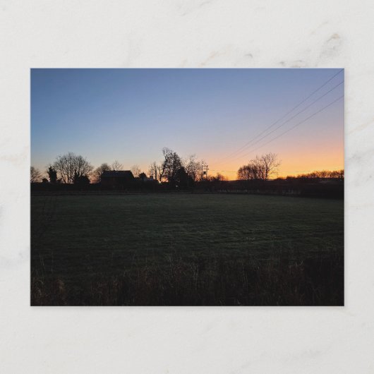 Winters Morning  Postkarte (Vorderseite)