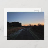 Winters Morning Postkarte (Vorne/Hinten)