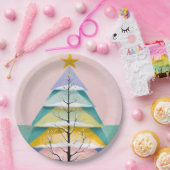 Winter's Pastel Glow Pappteller (Party)