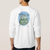 Winters-Sammlung Ästhetik Sweatshirt (Rückseite)