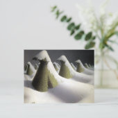 Winter's Silent Walk, Januar von Grant Wood Postkarte (Stehend Vorderseite)