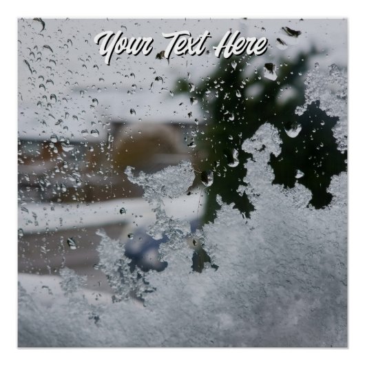 Winters Touch-Glossy-Poster Poster (Vorderseite)