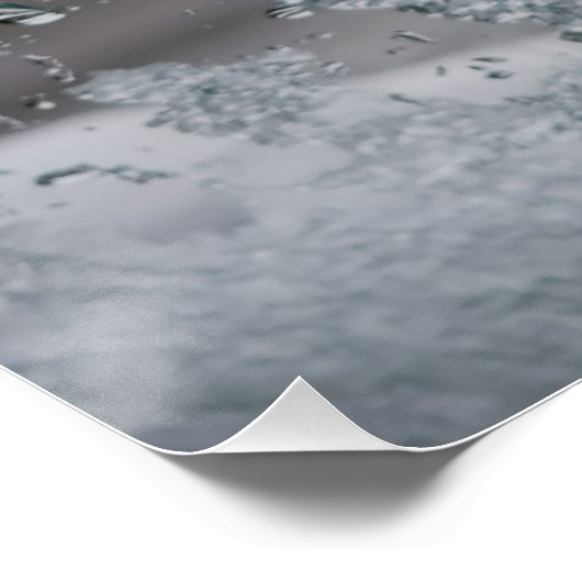 Winters Touch-Glossy-Poster Poster (Ecke)