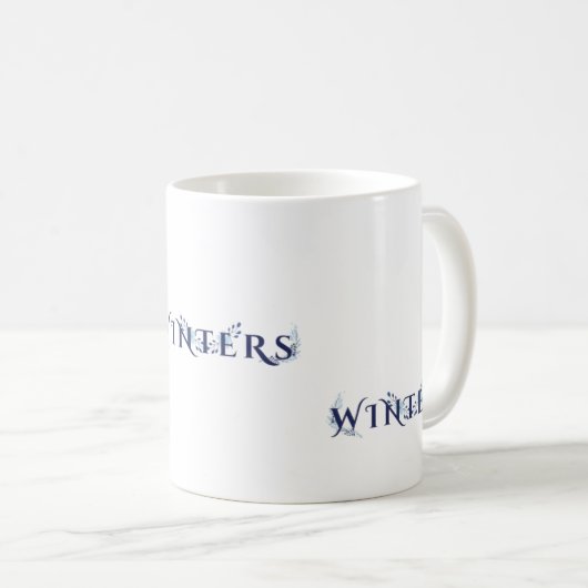 Winters Vibes Kaffeetasse (VorderseiteRechts)