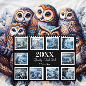 Winter's Whisper: Ein Jahr mit dem Ural Owl 20XX Kalender