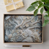 Winter's Whisper Ethereal Goddess Decoupage Seidenpapier (Geschenk)