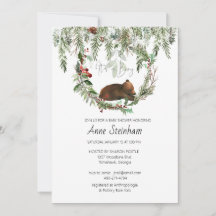 Wintersaison Baby Boy Dusche