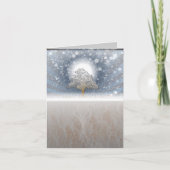 Wintersaison Feiertagskarte (Vorderseite)