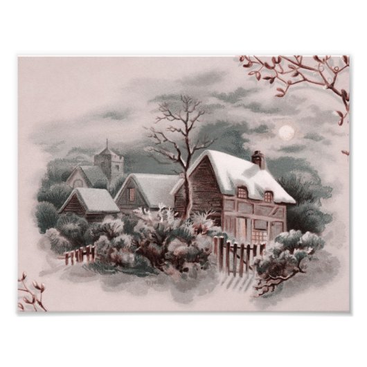 Wintersaison Fotodruck (Vorne)