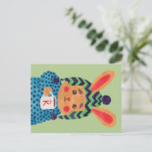 Wintersaison (Rabbit Edition) Postkarte (Stehend Vorderseite)