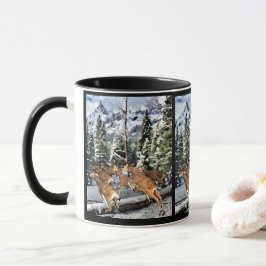 Wintersaison Rocky Mountain Mule Deer Tasse