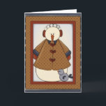 Wintersaison Snowfolk Snowman Grußkarte 1 Feiertagskarte<br><div class="desc">Diese Karte ist für Sie bereit, Ihre eigene persönliche Nachricht hinzu ... {Kartendesign/Grafik von Trina Clark - endgültige Design von marlodedesigns.com} © 2004-2013 MarloDee Designs: Alle Rechte vorbehalten. Alle erforderlichen Lizenzen wurden erworben und sind in Datei gespeichert. Bilder auf dieser Website sind NICHT öffentlich zugänglich. Sie dürfen diese Designs, Bilder,...</div>
