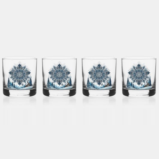 Wintersaison Whiskyglas (Hinten)