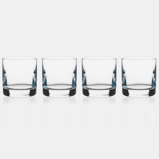 Wintersaison Whiskyglas (Rechts)