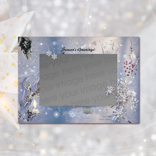 Winterscape Holiday Template! Feiertagskarte