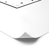 Winterschaf Poster (Ecke)