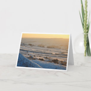 Winterschaf-Weihnachtskarte Karte