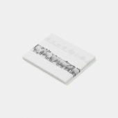 Winterschafmenge Post-it Klebezettel (angewinkelt)