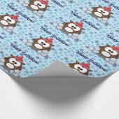 Winterschale Geschenkpapier (Ecke)