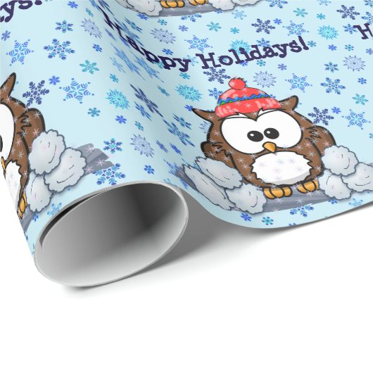 Winterschale Geschenkpapier (Rolleneckpunkt)