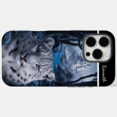 Winterschau von Snow Leopard Case-Mate iPhone Hülle (Rückseite (Horizontal))