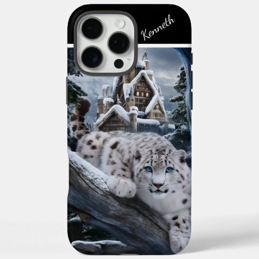 Winterschau von Snow Leopard Case-Mate iPhone Hülle (Rückseite)