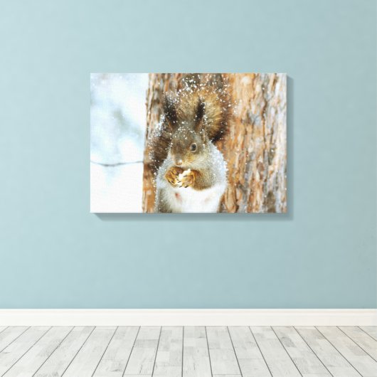 Winterscheißel Leinwanddruck (Insitu (Holzboden))