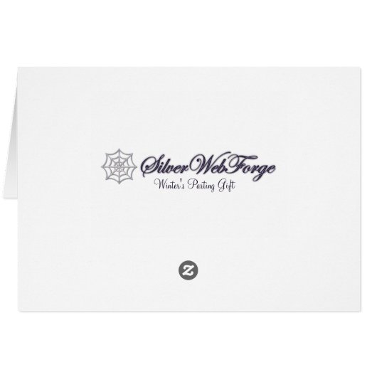 Winterschenkarte (Rückseite Horizontal)