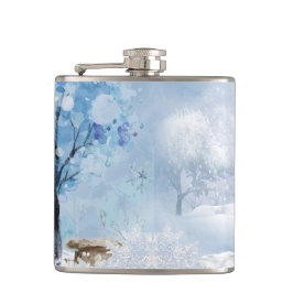 WINTERSCHENKE AUS BLAU UND WEISS FLACHMANN