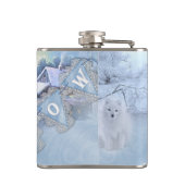 WINTERSCHENKE AUS BLAU UND WEISS FLACHMANN (Rückseite)