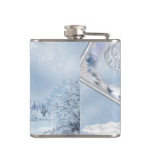 WINTERSCHENKE AUS BLAU UND WEISS FLACHMANN (Rückseite)