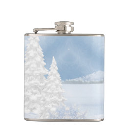 WINTERSCHENKE AUS BLAU UND WEISS FLACHMANN