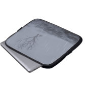Winterschillernder Laptop-Sieb Laptopschutzhülle (Vorne Knopf)